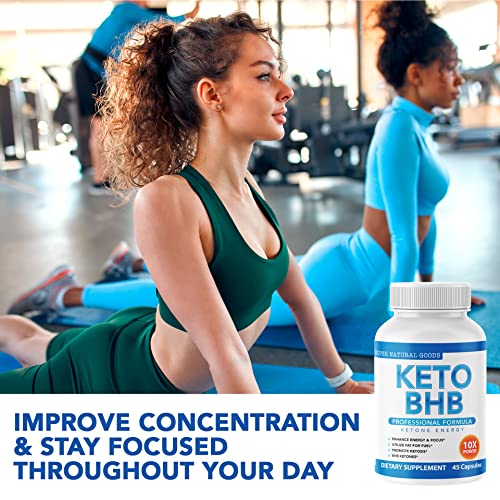Keto BHB with Apple Cider Vinegar - Reach Ketosis Faster, Boost Energy, Suppress Craving Super Natural Goods uk supplements