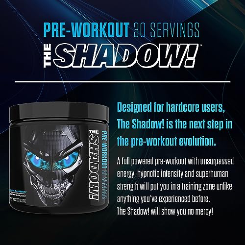 JNX SPORTS The Shadow! 350mg of Caffeine Hard Core Preworkout -Electric Energy JNX SPORTS uk supplements