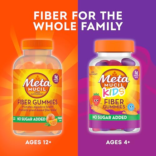 Metamucil Fiber Supplement Gummies, Sugar Free Orange Flavor, 5g Prebiotic Plant Based Metamucil uk supplements