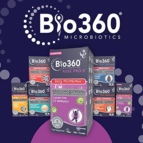 Natures Aid Bio360 Kidz Pro-5 (5 Billion Bacteria) from Natures Aid, Children's Microbiotic natures aid uk supplements
