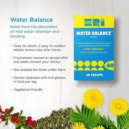 HRI Water Balance (Water Retention) THR - R- 60tabs HRI uk supplements