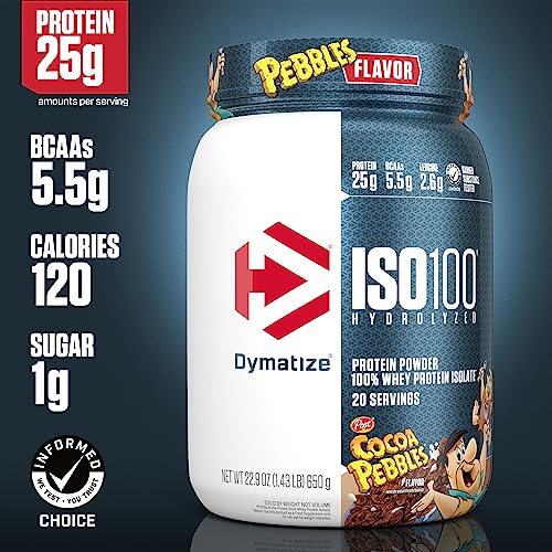 Dymatize ISO100 Hydrolyzed Protein Powder, 100% Whey Isolate Protein, 25g of Protein Dymatize uk supplements