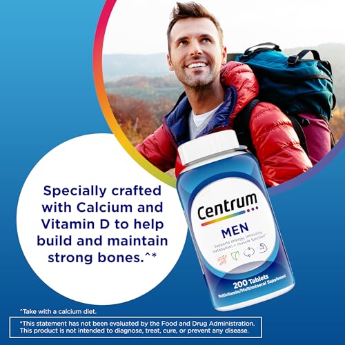 Centrum Multivitamin for Men, Multivitamin/Multimineral Supplement with Vitamin D3, B Vitamins and Antioxidants Centrum uk supplements