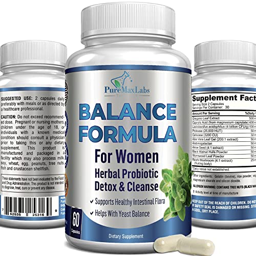 YUMMYVITE Balance Complex for Women - for Vaginal Health, Herbal Detox & Cleanse YUMMYVITE uk supplements