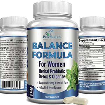 YUMMYVITE Balance Complex for Women - for Vaginal Health, Herbal Detox & Cleanse YUMMYVITE uk supplements