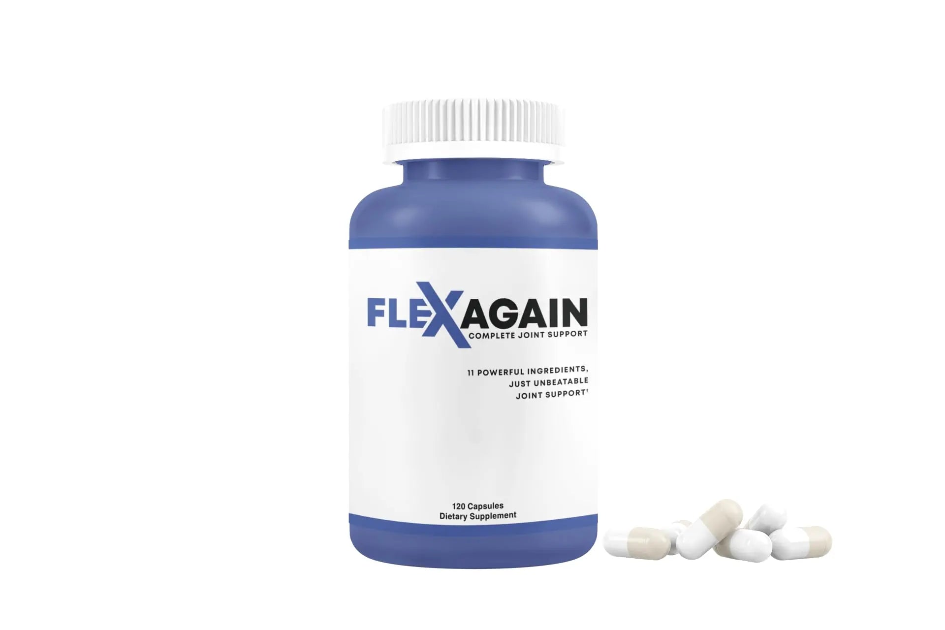 FlexAgain - Fully Comprehensive Joint Support - 120 Capsules - 1 Month Supply FlexAgain uk supplements