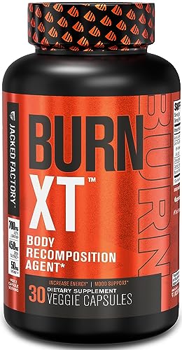 Burn-XT for Men & Women - Improve Focus & Increase Energy - Premium Jacked Factory uk supplements