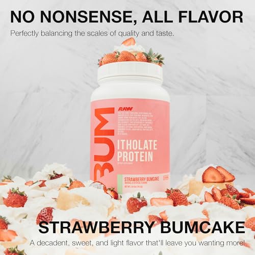 RAW Whey Isolate Protein Powder, Strawberry BumCake (CBUM Itholate Protein) RAW uk supplements