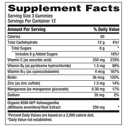 Emergen-C Vitamin C and Ashwagandha Gummies, Dietary Supplement for Immune Support ChapStick uk supplements