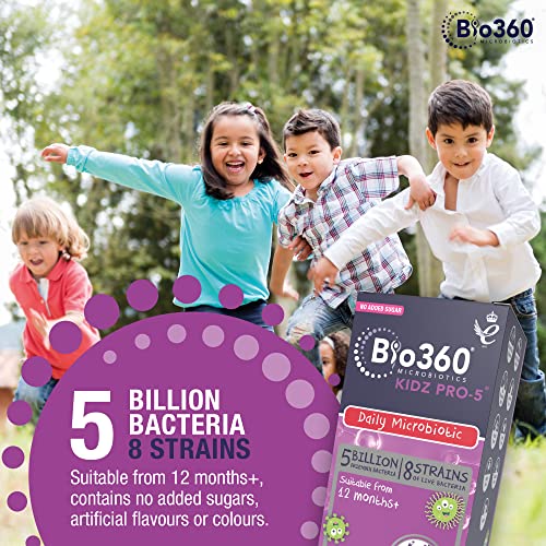 Natures Aid Bio360 Kidz Pro-5 (5 Billion Bacteria) from Natures Aid, Children's Microbiotic natures aid uk supplements