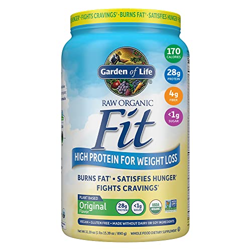 Garden of Life Raw Organic Fit Vegan Protein Powder Original, 28g Plant Based Protein Garden of Life uk supplements
