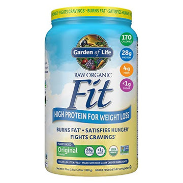 Garden of Life Raw Organic Fit Vegan Protein Powder Original, 28g Plant Based Protein Garden of Life uk supplements