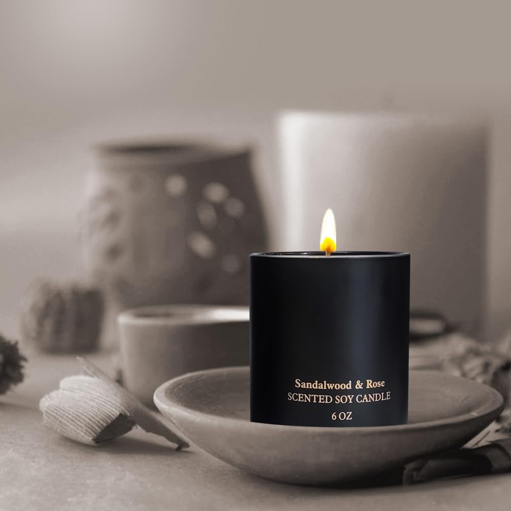 Scented Candles for Women,Premium Sandalwood Rose Aromatherapy Candles, Home Scented Candle Kelly's Custom Candles uk supplements