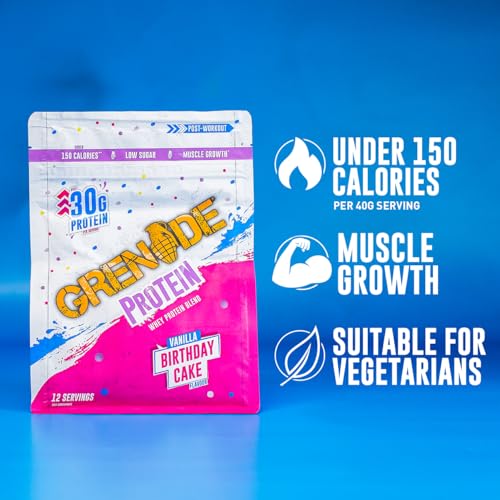 Grenade Protein Powder, Whey Protein Blend with 30g Protein per Serving, High Protein, Low Sugar Grenade uk supplements