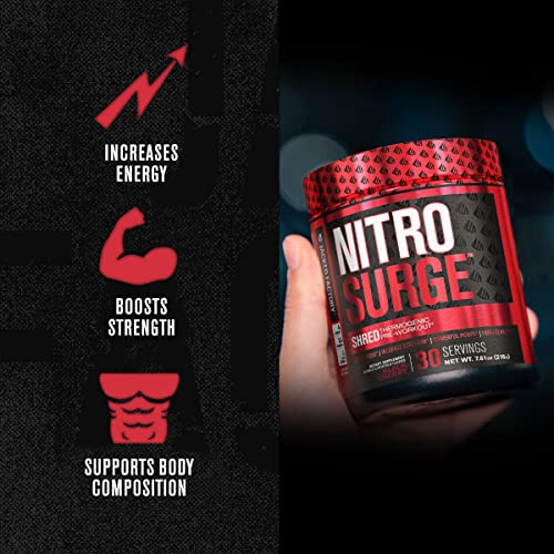 Jacked Factory Nitrosurge Shred Thermogenic Pre-Workout in Fruit Punch & N.O. XT Nitric Jacked Factory uk supplements
