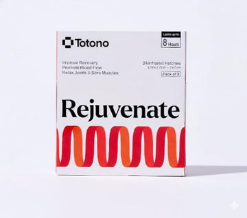 Totono Infrared Therapy Patches – 24 Far‑Infrared Bioceramic Patches (24 Pack) – Drug-Free, Portable, Essential Oil‑Infused for Muscles & Joints Totono uk supplements