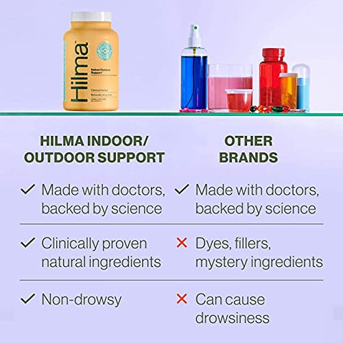 Hilma Natural Sinus Support - All Day Allergy Relief from Pollen and Dust with Butterbur Hilma uk supplements