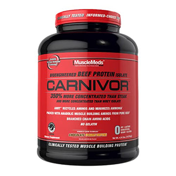 MuscleMeds Carnivor Beef Protein Isolate Powder, Chocolate Peanut Butter, 4.14 Pound MuscleMeds uk supplements