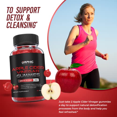 Apple Cider Vinegar Gummies with Mother- 1000mg - Supplement Formulated to Support ORPHIC NUTRITION uk supplements