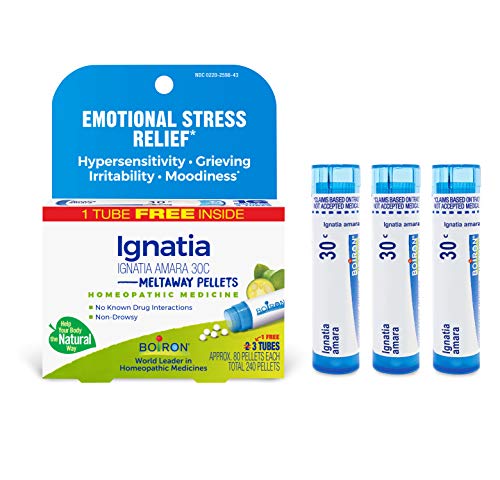 Boiron Ignatia Amara 30C Homeopathic Medicine for Relief from Emotional Stress, Hypersensitivity Boiron uk supplements