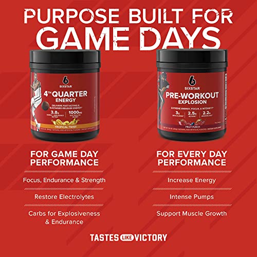 Six Star 4th Quarter Energy Preworkout for Men & Women with Caffeine, Betaine, Taurine Six Star uk supplements