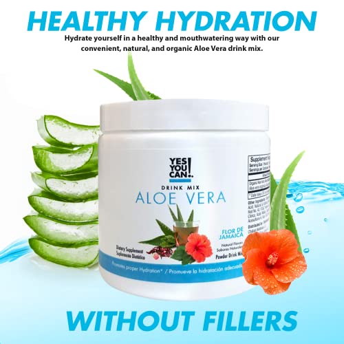 Yes You Can! Organic Aloe Vera Drink Mix - Super Greens Powder - Energy Drink Powder Yes You Can! uk supplements