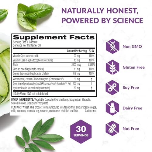 BioTrust Timeless Beauty Ceramide Booster – Hair & Skin Restoring Phytoceramides BioTrust uk supplements
