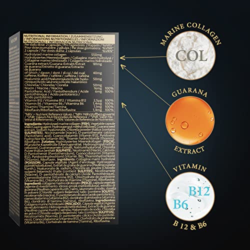 Marine Collagen - 60 Capsules of Type 1 Hydrolysed Marine Collagen SatinNaturel uk supplements