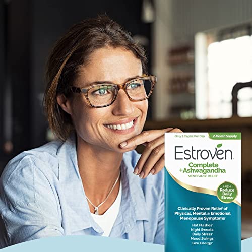 Estroven Complete + Ashwagandha Multi-Symptom Menopause Supplement for Women Estroven uk supplements