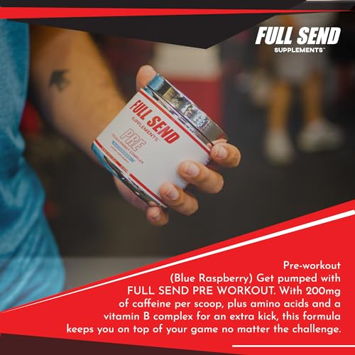 FULL SEND Pre Workout Powder with Beta Alanine, Preworkout Energy Supplement FULL SEND uk supplements