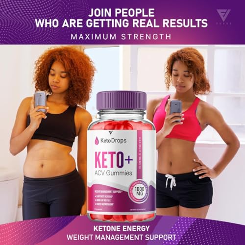 (5 Pack) Keto Drops ACV Gummies, Ketodrops Keto ACV Gummies Advanced Weight Loss Fyvus uk supplements