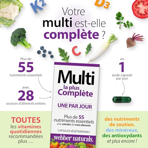 Webber Naturals Men's Most Complete Multi, 90 Vegetarian Capsules Webber Naturals uk supplements