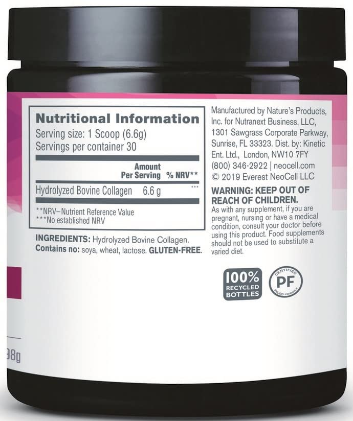 Neocell - Super Collagen Powder - 198g - Supports Healthy Skin, Hair, Nails, and Joints - Aids Collagen Production" Neocell uk supplements