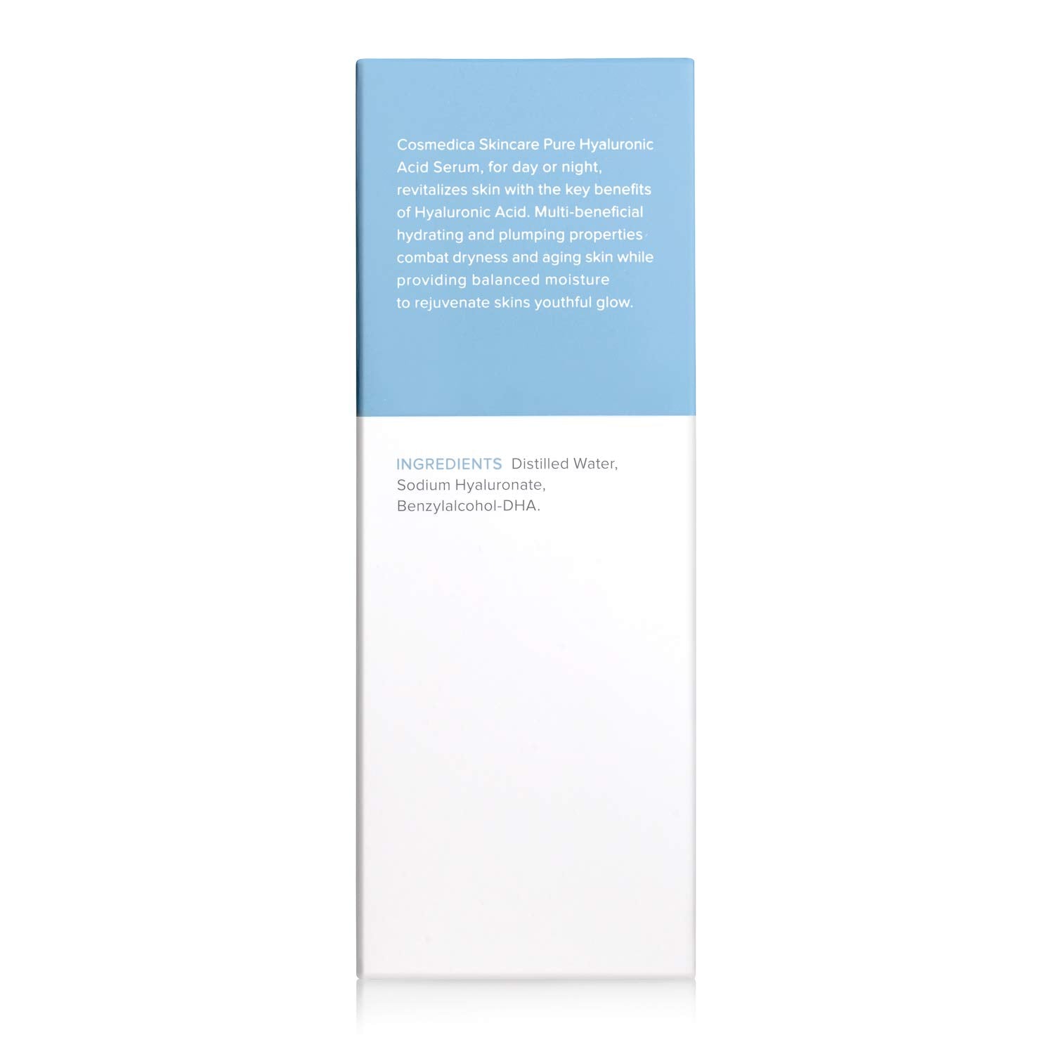 Hyaluronic Acid Serum for Skin 100% Pure-Anti-Aging Serum - Intense Hydration Cosmedica Skincare uk supplements