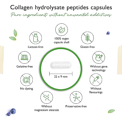 Collagen - 365 Capsules - 1500 mg per Daily Serving - Premium: 100% Bovine Collagen Vit4ever uk supplements