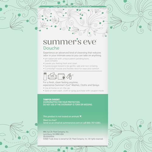 Summer's Eve Feminine Douche, Complete Clean Odor Reduction with Boric Acid Complex, 2 Units Summer's Eve uk supplements