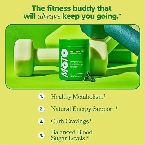 MOTO Metabolism Support for Women - Natural Energy, Curb Cravings, Healthy Metabolism - EGCG O Positiv uk supplements