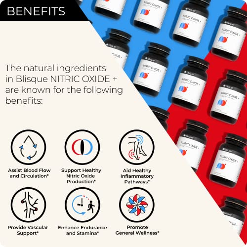 Blisque – Natural Nitric Oxide Booster Supplement for Blood Flow Support and Circulation Blisque uk supplements