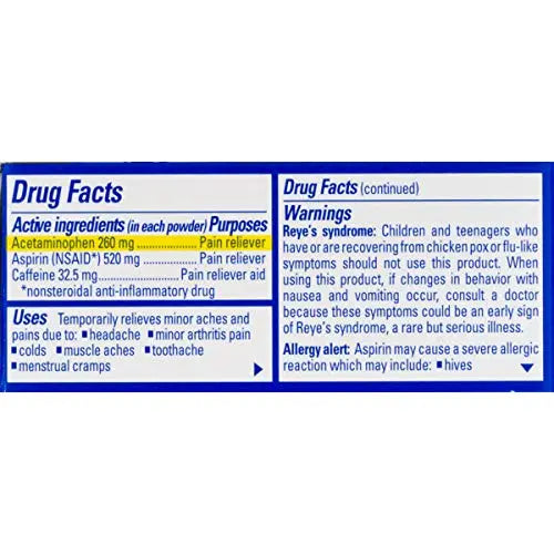 Goody's Extra Strength Powders | Fast Pain Relief | Aspirin & Caffeine | 24 Count Goody's uk supplements