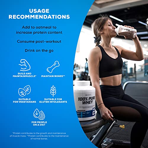 BioTechUSA 100% Pure Whey | Protein Powder with BCAA and Glutamine | Gluten-Free, Palm Oil Free BioTechUSA uk supplements