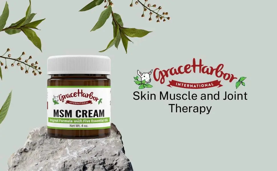 Grace Harbor MSM Cream – Variety 3 Pack – Daily Skin, Joint and Muscle Rub – Best Goat Milk Unscented Baby Lotion for Severly Dry Skin – Therapeutic Essential Oils and Fragrance Free – 4 oz Grace Harbor International uk supplements