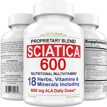 Sciatica Supplement with 600 mg Alpha Lipoic Acid - Sciatic Nerve Support Nuturna uk supplements