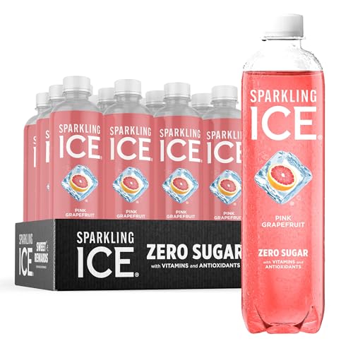 Sparkling Ice, Pink Grapefruit Sparkling Water, Zero Sugar Flavored Water, with Antioxidants Sparkling ICE uk supplements
