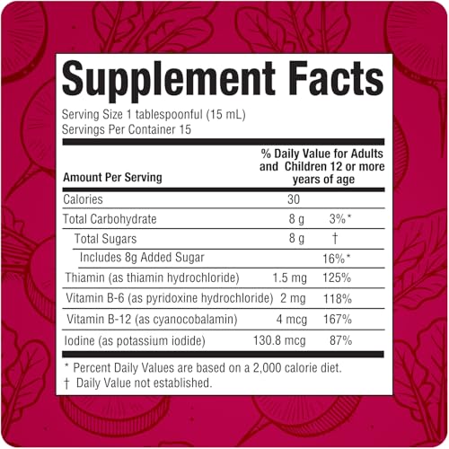 Rabano Yodado Ionized Radish Dietary Liquid Supplement with Iodine, Vitamin B1, B6 & B12, Wellness & Digestive Support, Helps Maintain Natural Energy & Nutrient Balance, 8 Fl Oz, Pack of 1 Rabano Yodado uk supplements