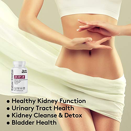 Youth & Tonic Kidney Cleanse Detox for Residual Metabolic Waste & Excess Body Water for Urinary Tract Youth & Tonic uk supplements