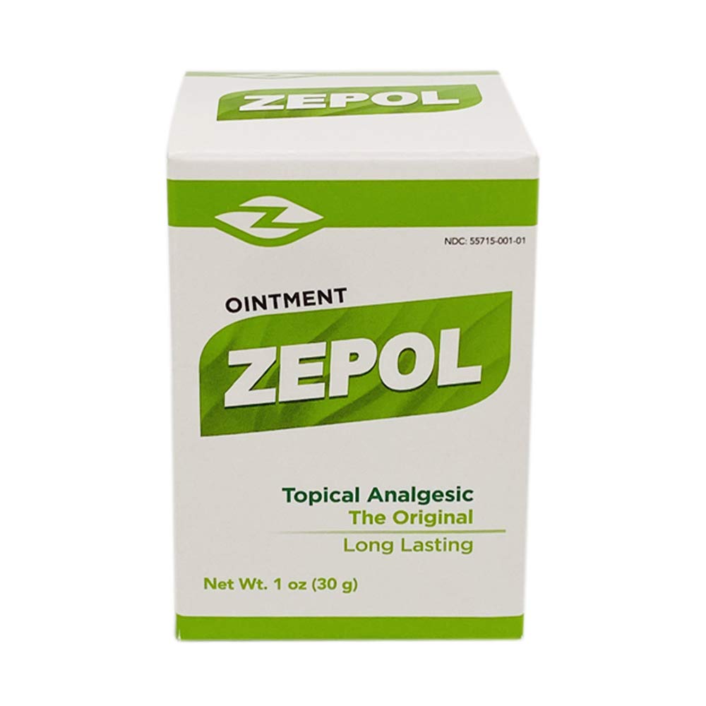 Zepol Original. Topical Ointment for Muscles, Joints, Backache, Sprains, and Strains. 1 oz. Pack of 2 Zepol uk supplements