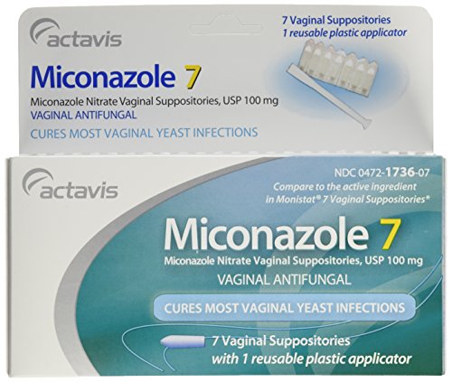 Miconazole 7 Day Vaginal Suppositories 100 mg - 7 ea Miconazole uk supplements