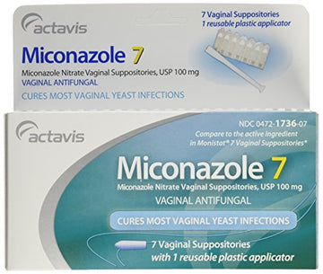 Miconazole 7 Day Vaginal Suppositories 100 mg - 7 ea Miconazole uk supplements