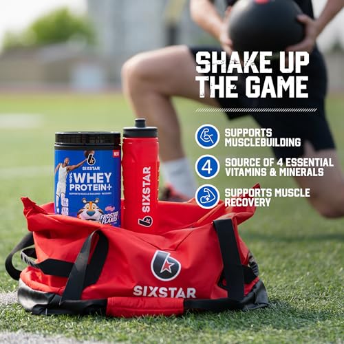 Six Star Whey Protein Powder Plus | Muscle Building & Recovery Plus Immune Support Six Star uk supplements